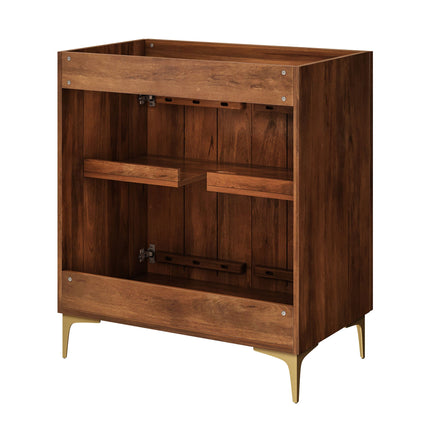 Modway EEI-7453 Vernon 30" Fluted Wood Vanity Cabinet Without Sink Modway