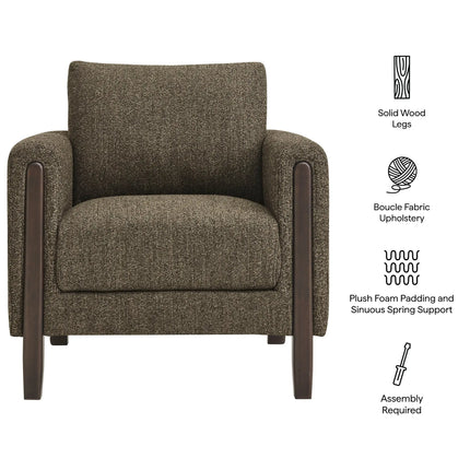 Modway EEI-7459 Hawken Boucle Fabric Accent Armchair Modway