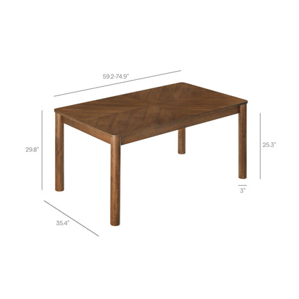 Modway EEI-7464 Alba Extendable Dining Table Modway