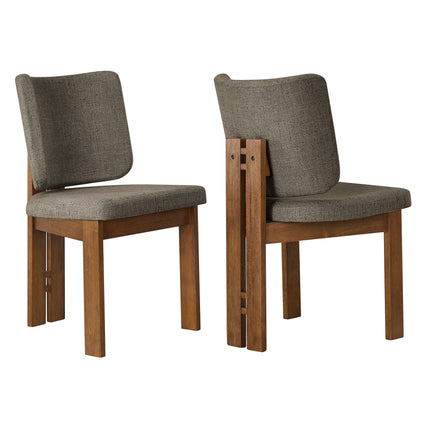Modway EEI-7465 Alba Armless Upholstered Dining Chairs Set Of 2 Modway