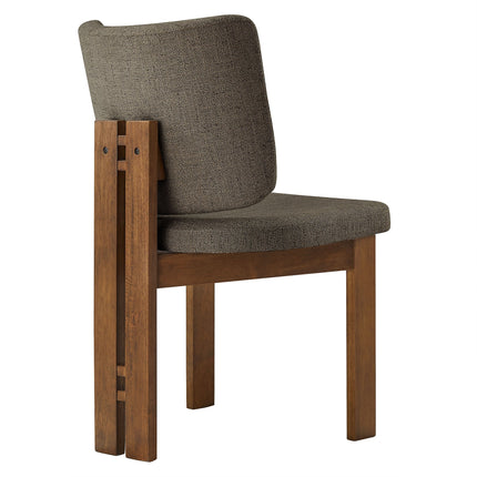 Modway EEI-7465 Alba Armless Upholstered Dining Chairs Set Of 2 Modway