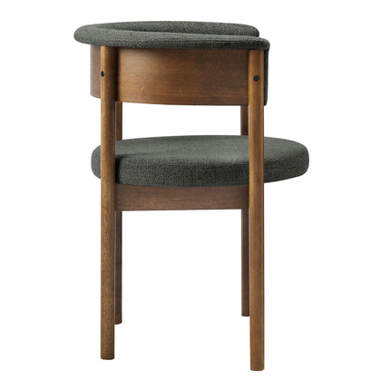 Modway EEI-7467 Clea Curved Upholstered Dining Chairs Set Of 2 Modway
