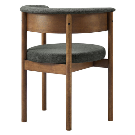 Modway EEI-7467 Clea Curved Upholstered Dining Chairs Set Of 2 Modway