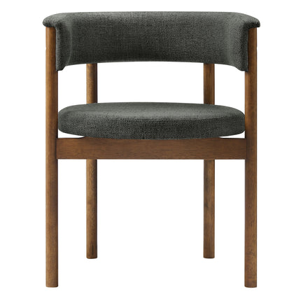 Modway EEI-7467 Clea Curved Upholstered Dining Chairs Set Of 2 Modway