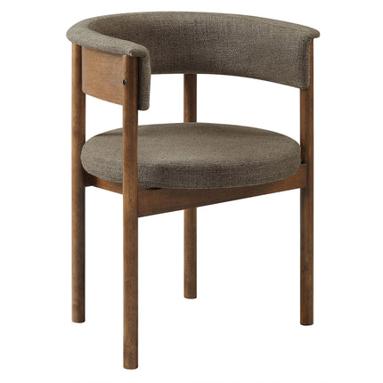 Modway EEI-7467 Clea Curved Upholstered Dining Chairs Set Of 2 Modway