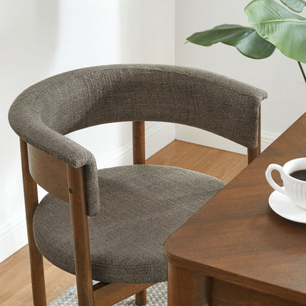 Modway EEI-7467 Clea Curved Upholstered Dining Chairs Set Of 2 Modway