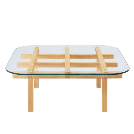 Modway EEI-7468 Isby 35 Inch Tempered Glass Coffee Table Modway