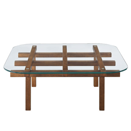 Modway EEI-7468 Isby 35 Inch Tempered Glass Coffee Table Modway
