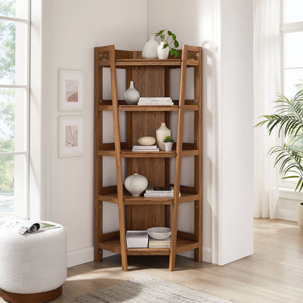 Modway EEI-7469 Bixby 71 Inch Corner Bookshelf Modway