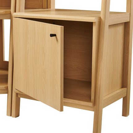 Modway EEI-7470 Bixby 3-piece Corner Bookshelf Set with Narrow Bookshelves Modway