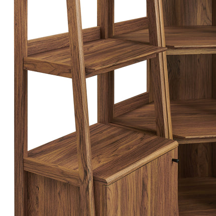 Modway EEI-7470 Bixby 3-piece Corner Bookshelf Set with Narrow Bookshelves Modway