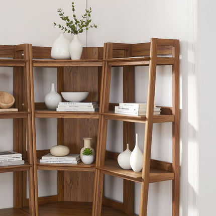 Modway EEI-7470 Bixby 3-piece Corner Bookshelf Set with Narrow Bookshelves Modway