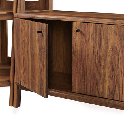 Modway EEI-7471 Bixby 3-Piece Corner Bookshelf Set with Wide Bookshelves Modway