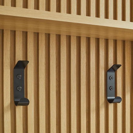 Modway EEI-7472 Render Fluted Coat Rack Panel With Shelf Modway