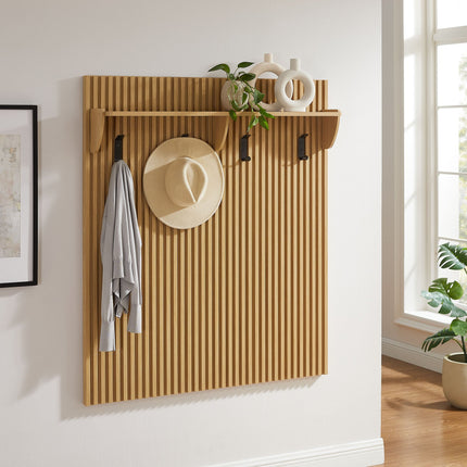 Modway EEI-7472 Render Fluted Coat Rack Panel With Shelf Modway