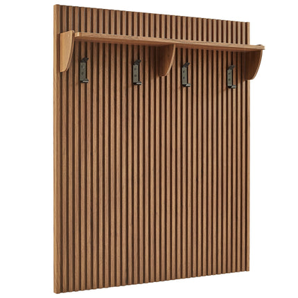 Modway EEI-7473 Render Fluted 3-in-1 Hall Tree With Storage Bench and Coat Rack Modway