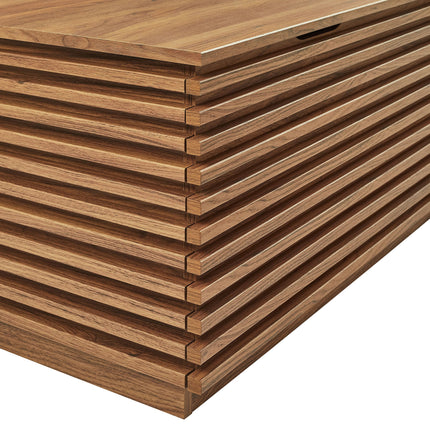 Modway EEI-7473 Render Fluted 3-in-1 Hall Tree With Storage Bench and Coat Rack Modway