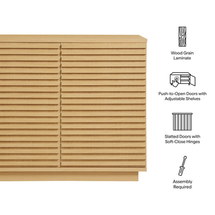 Modway EEI-7476 Render 2-Door Fluted Accent Cabinet Modway