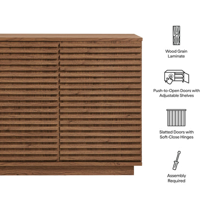 Modway EEI-7476 Render 2-Door Fluted Accent Cabinet Modway