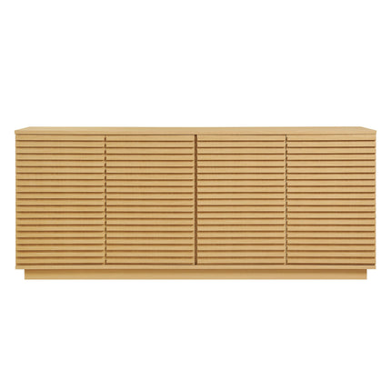 Modway EEI-7477 Render 4-Door Fluted Sideboard Cabinet TV Stand Modway