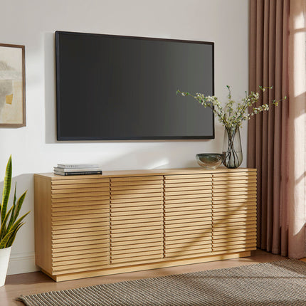 Modway EEI-7477 Render 4-Door Fluted Sideboard Cabinet TV Stand Modway