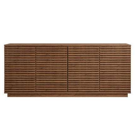 Modway EEI-7477 Render 4-Door Fluted Sideboard Cabinet TV Stand Modway