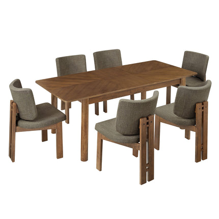 Modway EEI-7483 Alba 7-Piece Dining Set Modway