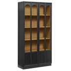Black Oak / Solid Wood and Glass