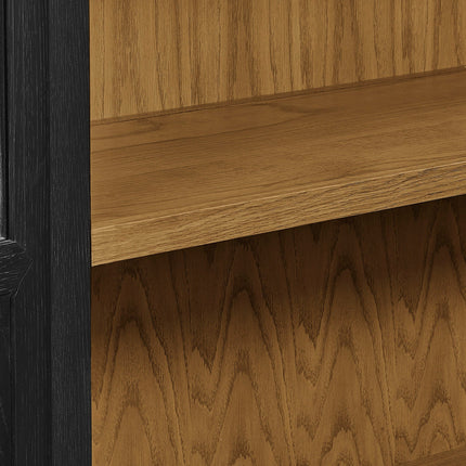 Modway EEI-7484 Anwen Solid Wood and Glass Display Cabinet Modway