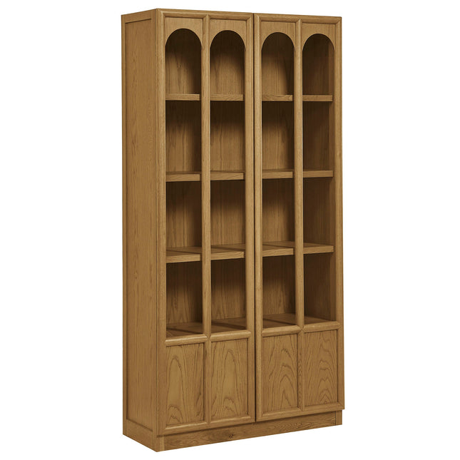 Modway EEI-7484 Anwen Solid Wood and Glass Display Cabinet Modway