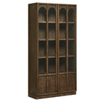 Walnut / Solid Wood and Glass