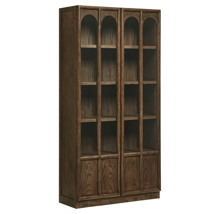 Modway EEI-7484 Anwen Solid Wood and Glass Display Cabinet Modway