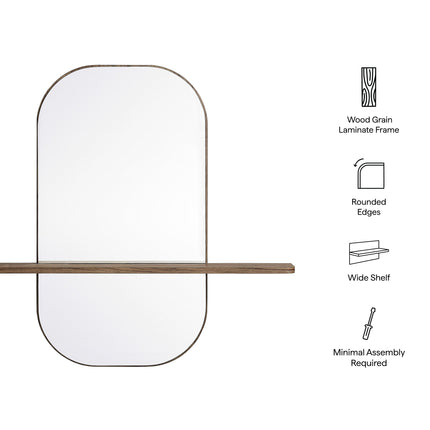 Modway EEI-7533 Solstice Large Oval Mirror - Plaza Home Decor