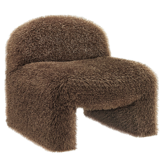 Modway EEI-7534 Mina Faux Fur Accent Chair Modway