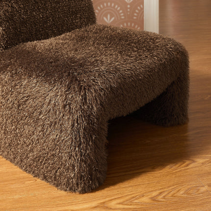 Modway EEI-7534 Mina Faux Fur Accent Chair Modway