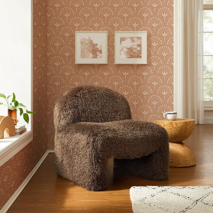 Modway EEI-7534 Mina Faux Fur Accent Chair Modway
