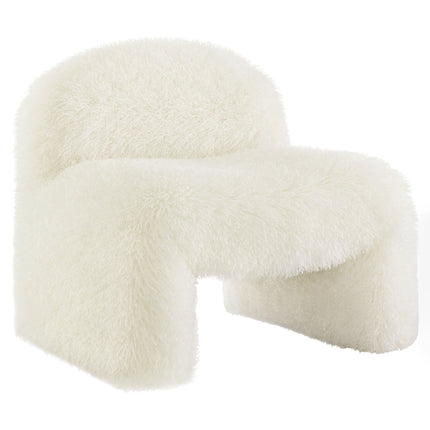 Modway EEI-7534 Mina Faux Fur Accent Chair Modway