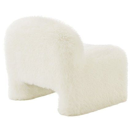 Modway EEI-7534 Mina Faux Fur Accent Chair Modway