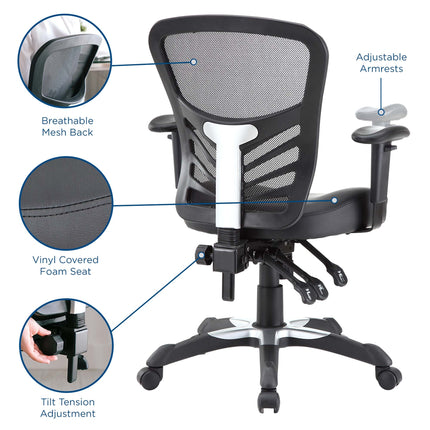 Modway EEI-755 Articulate Vinyl Office Chair Modway