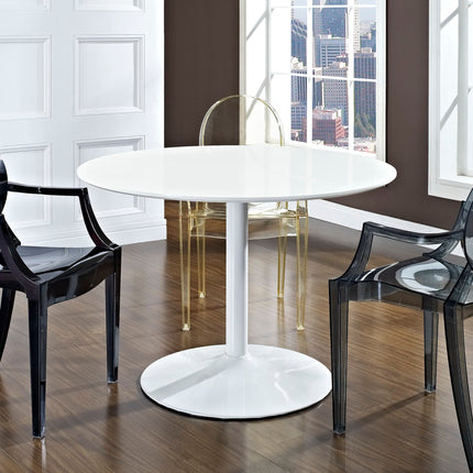 Modway EEI-785 Revolve Round Wood Dining Table Modway