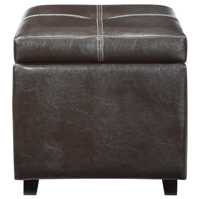 Modway EEI-814 Treasure Upholstered Vinyl Ottoman Modway