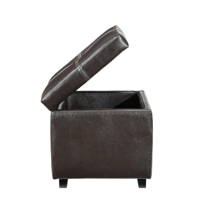 Modway EEI-814 Treasure Upholstered Vinyl Ottoman Modway