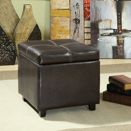 Modway EEI-814 Treasure Upholstered Vinyl Ottoman Modway