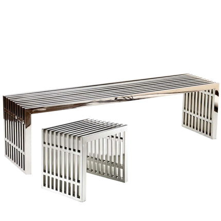 Modway EEI-868 Gridiron Benches Set of 2 Modway