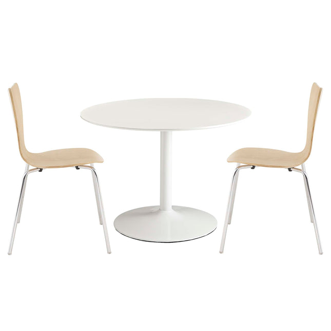 Modway EEI-887 Revolve 3 Piece Dining Set Modway
