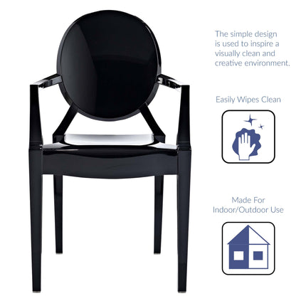 Modway EEI-905 Casper Dining Armchairs Set of 2 Modway