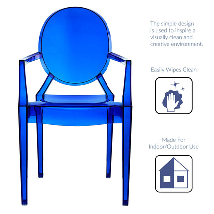 Modway EEI-905 Casper Dining Armchairs Set of 2 Modway