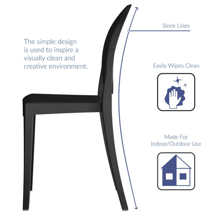 Modway EEI-906 Casper Dining Chairs Set of 2 Modway