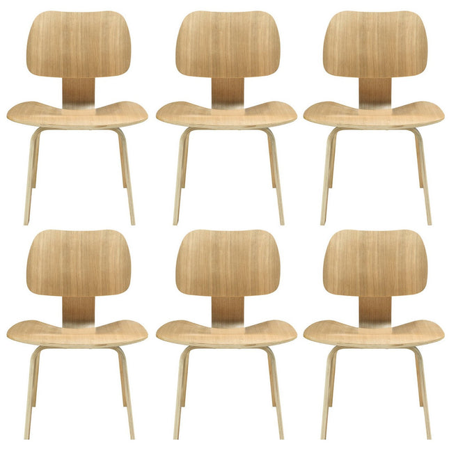 Modway EEI-910 Fathom Dining Chairs Set of 6 Modway