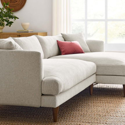 Modway EEI-6612 Zoya Right-Facing Down Filled Overstuffed Sectional Sofa Modway